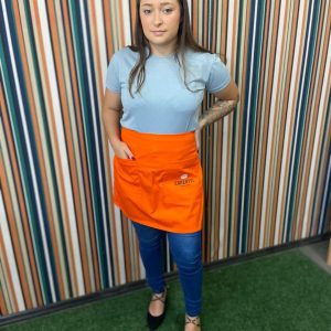 Avental De Cintura Com Dois Bolsos em Sarja 100% Algodão (CO)